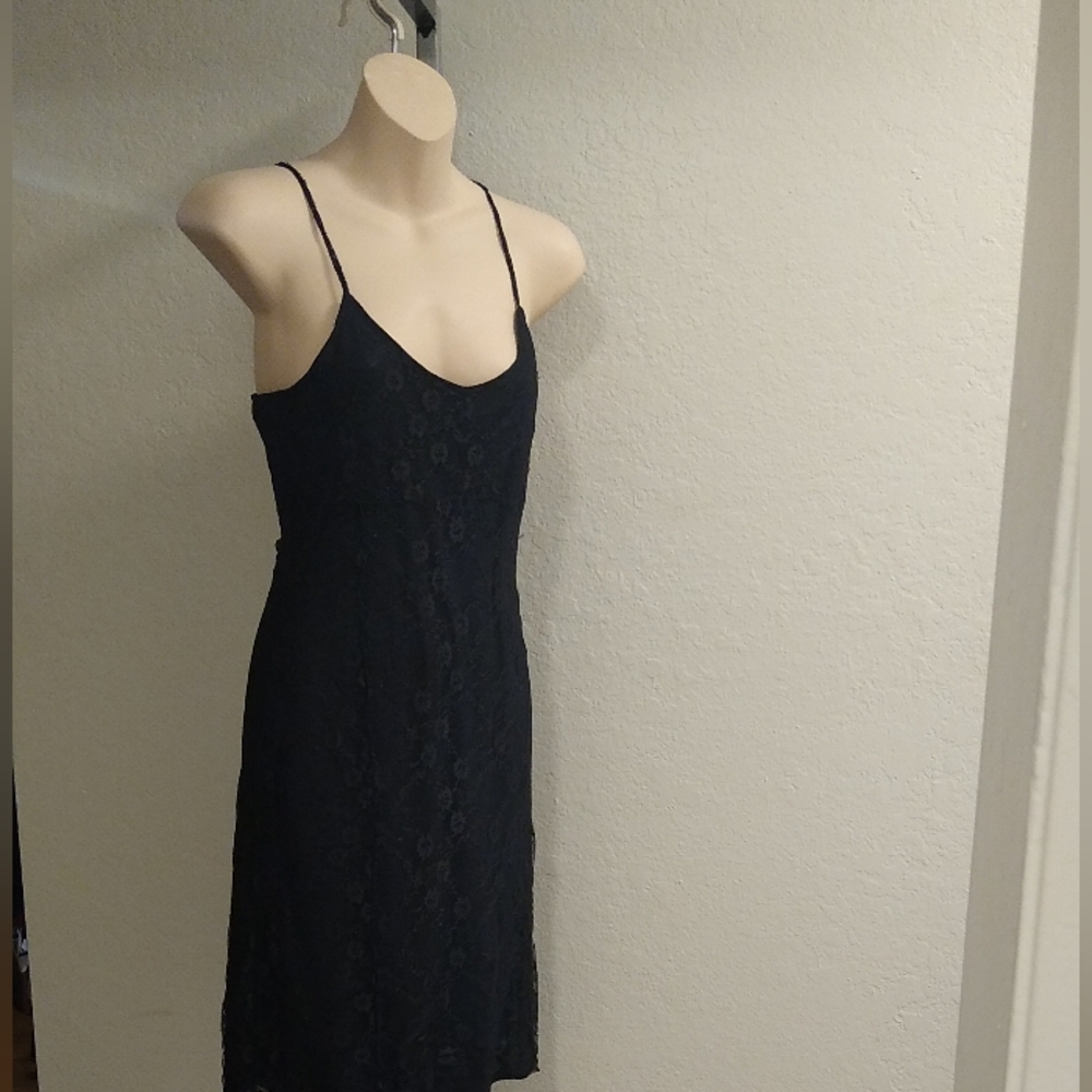 Black Armani Exchange Small Lace Halter Dress -- Final Price - Picture 2 of 16